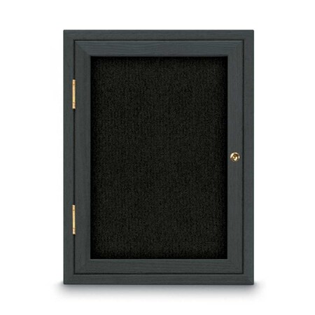 United Visual Products Sliding Door Indoor Enclosed Corkboard, 7 UV9028ACS-WHITE-ULTMAR